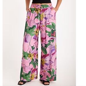 Express Floral High Waisted Pants